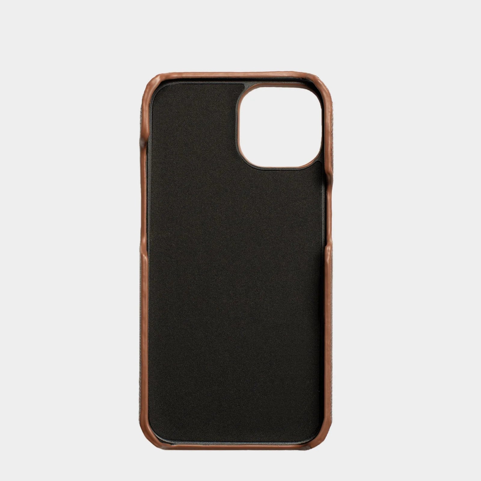 DARK BROWN LIZARD TEXTURE PERSONALIZED SNAP CASE