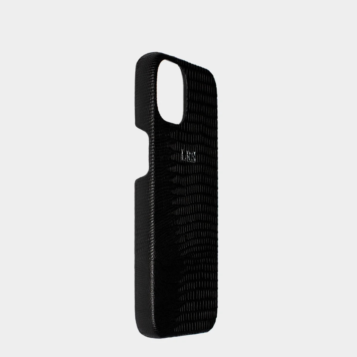 BLACK LIZARD TEXTURE PERSONALIZED SNAP CASE