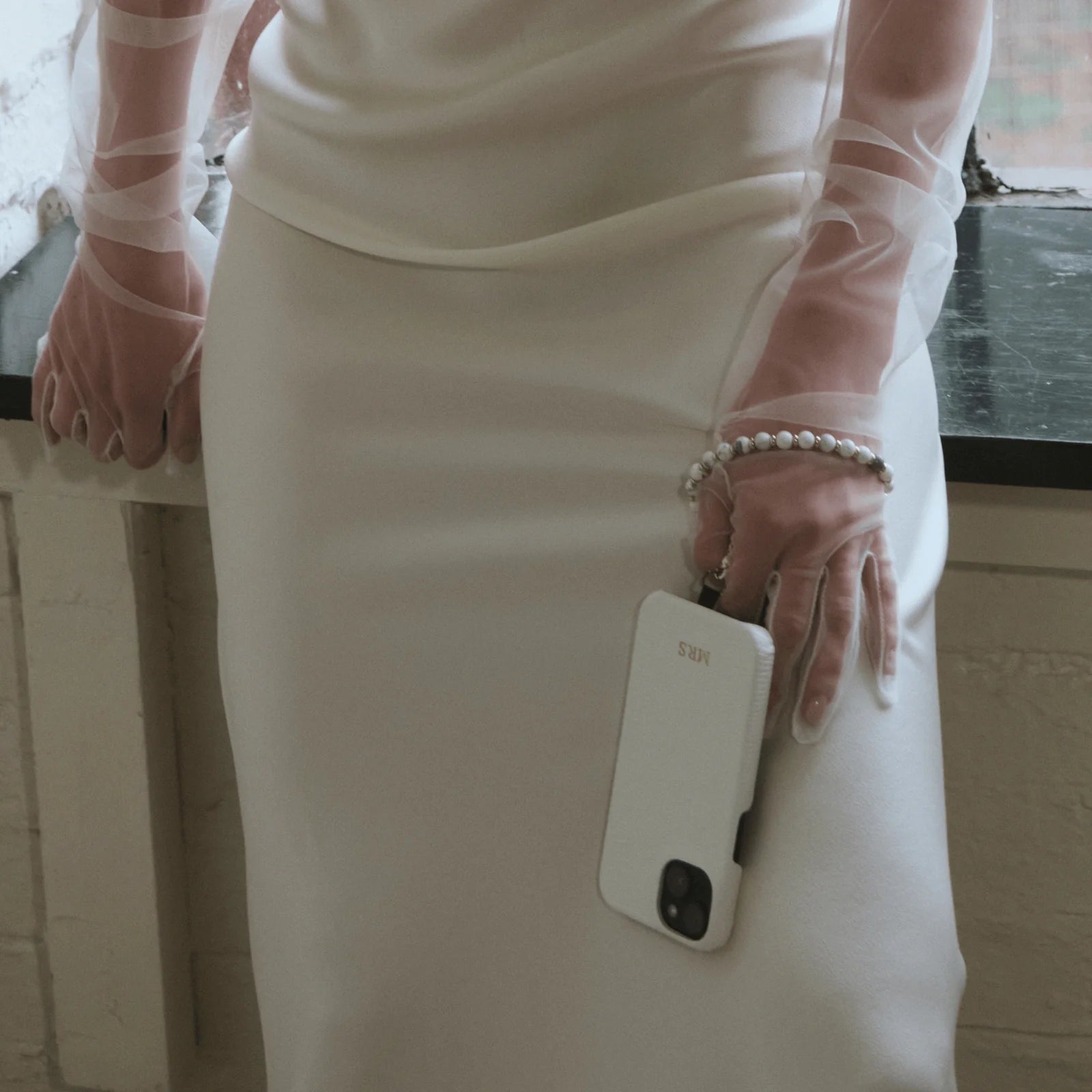 WHITE LIZARD TEXTURE PERSONALIZED SNAP CASE